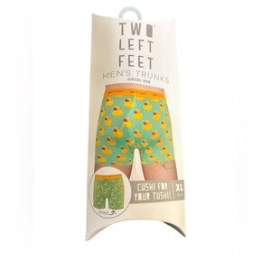 Two Left Feet Men’s Trunks Boxers Sz XL 40~42” Sitting Duck Cushi For The Tushi